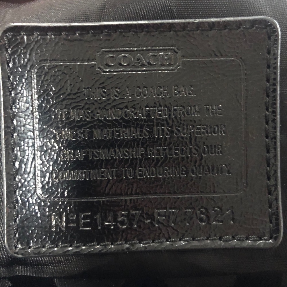 Coach Black Signature Tote Bag - Picture 4 of 15